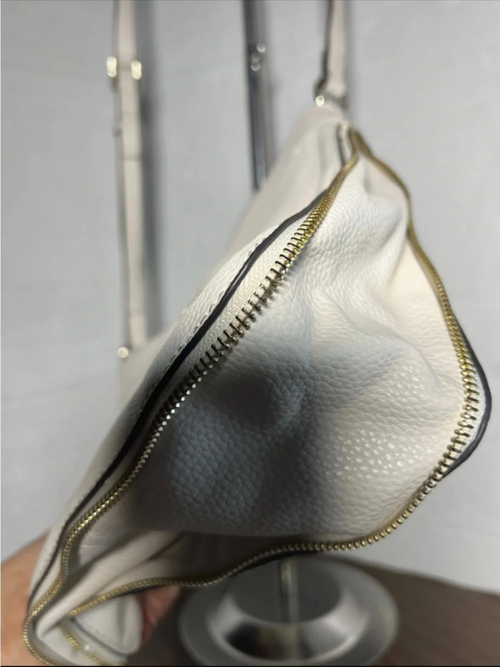 Nine West Cream Crossbody Shoulder Bag with Adjustable Strap